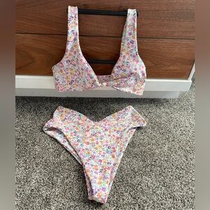Skatie Size Small cheeky high waist bikini